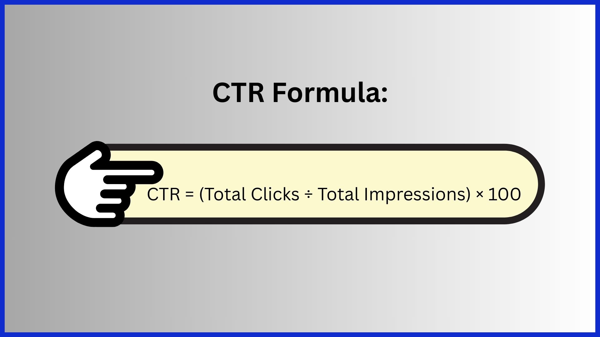 ctr formula