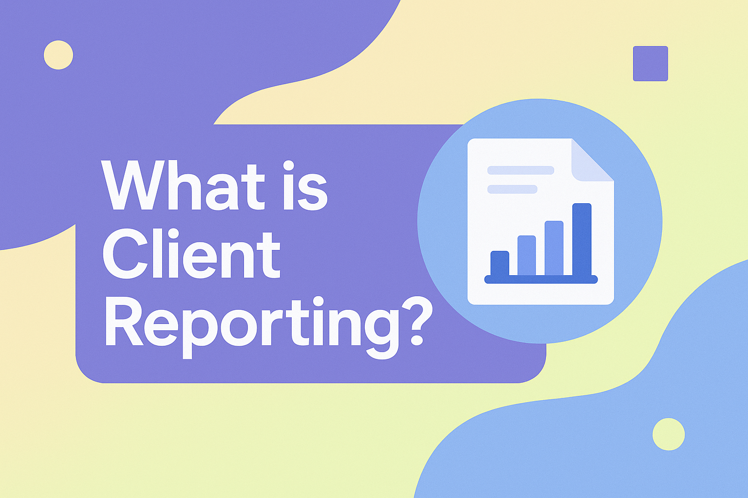 what is client reporting main pic