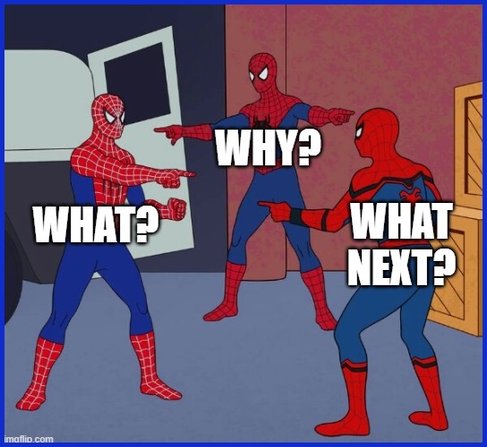 2. Question: What, Why, What Next?