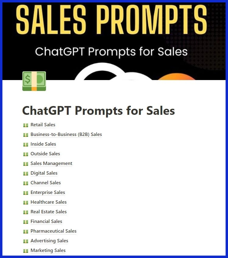 Master Your ChatGPT Sales Prompts