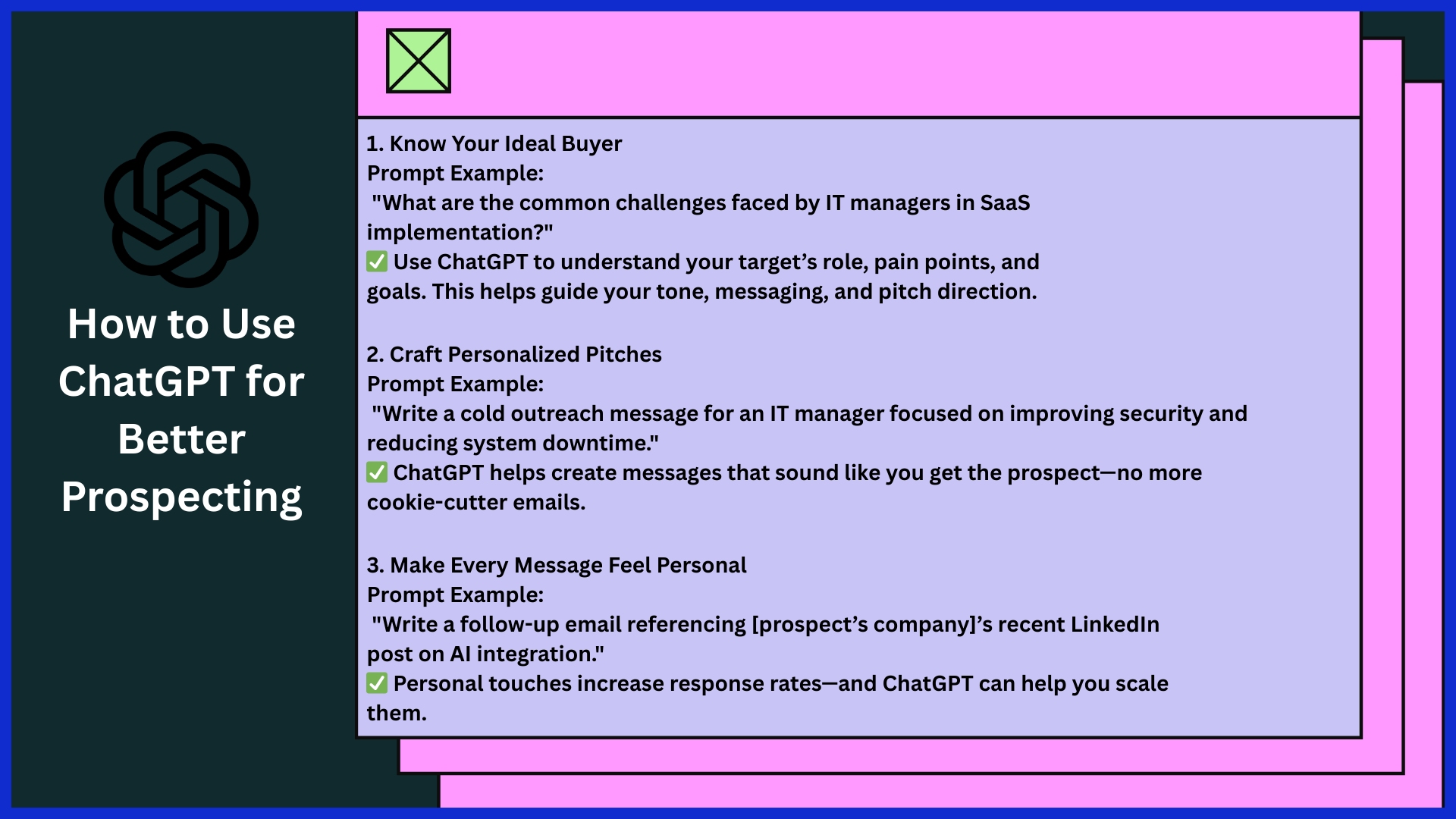 1. Prospecting