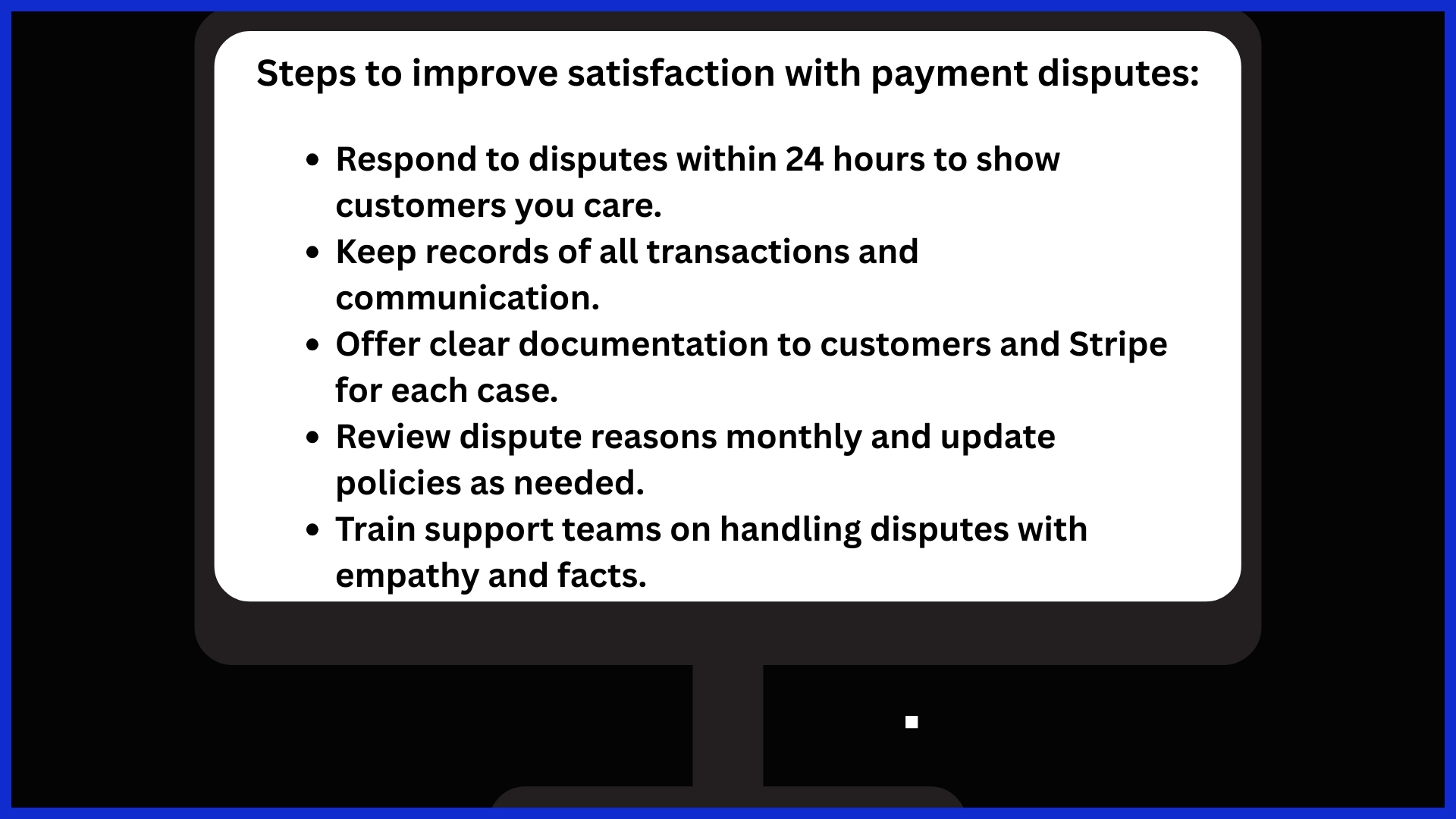 Payment Disputes