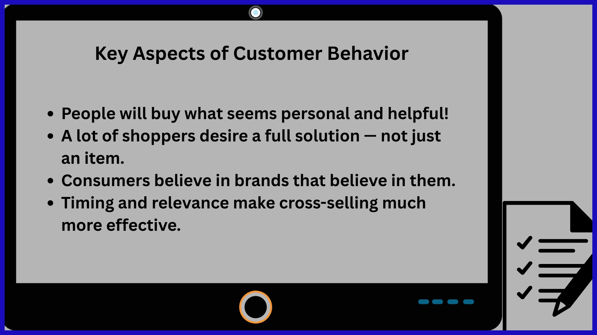 fulfill customer needs