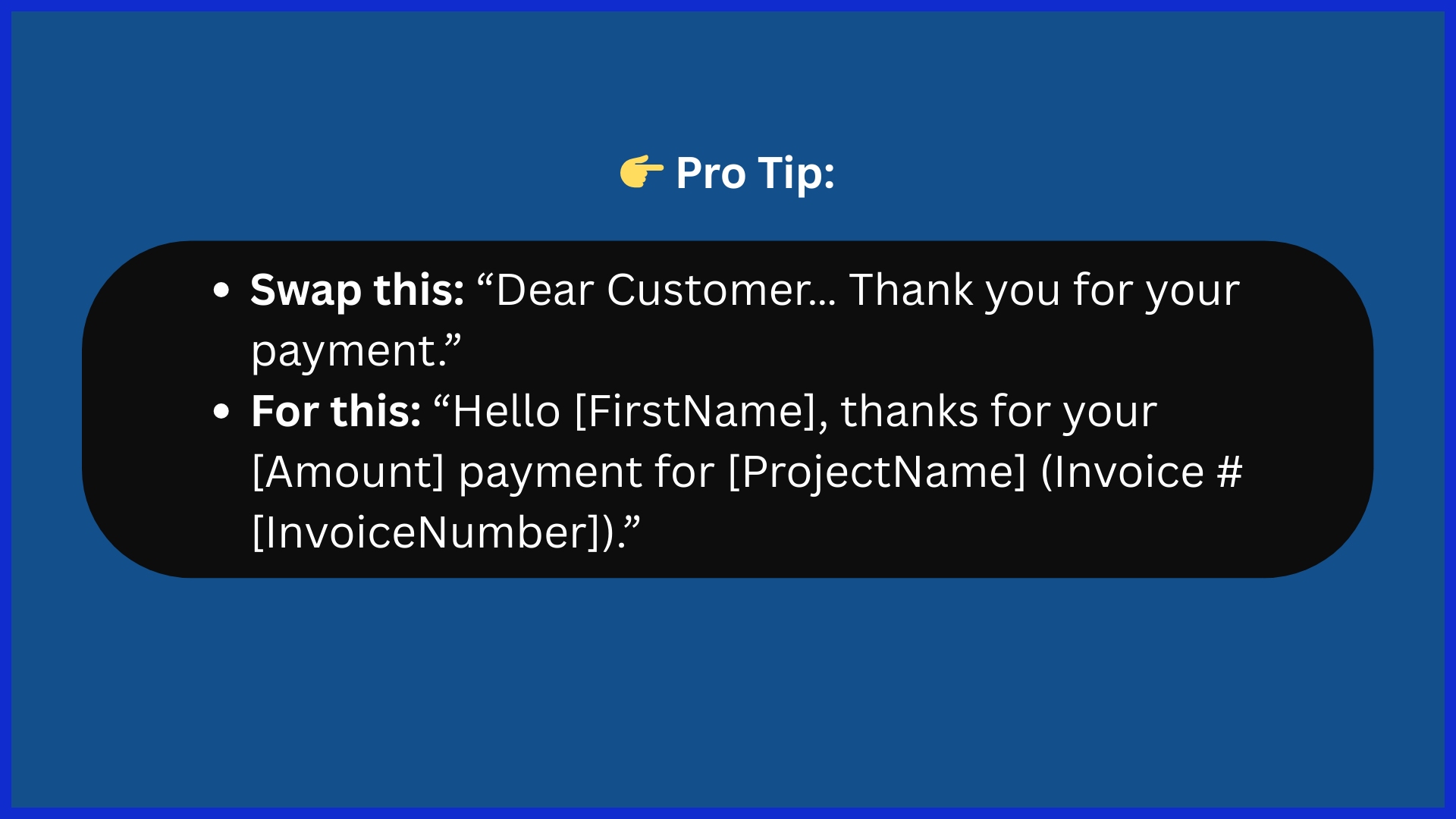 How to personalize fast