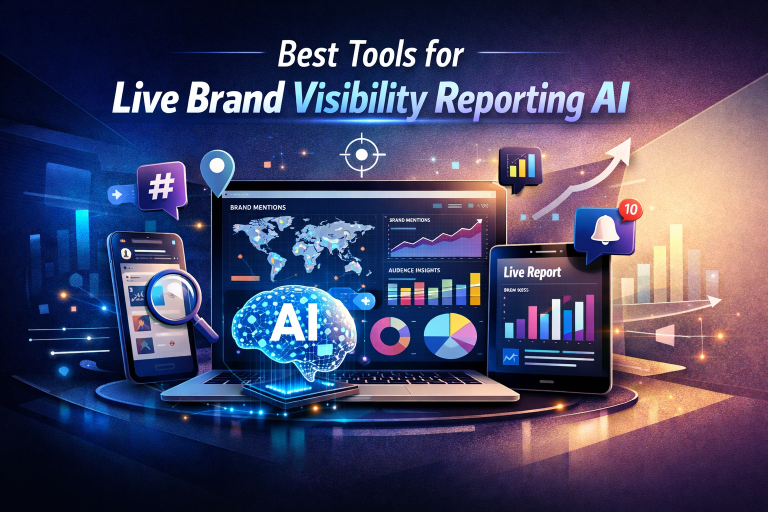 Best Tools for Live Brand Visibility Reporting with AI